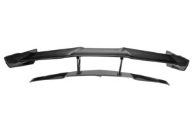 EOS 2014-2019 Chevrolet Corvette C7 Stingray ZR1 ZTK Conversion Rear Spoiler High Wing - Carbon Fiber - Image 3