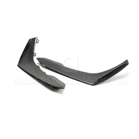 Anderson Composites 2017-2021 Chevrolet Camaro ZL1 1LE Carbon Fiber Front Bumper Canards (Dive Planes) - Image 2
