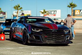 Anderson Composites 2017-2021 Chevrolet Camaro ZL1 1LE Carbon Fiber Front Chin Splitter - Image 2