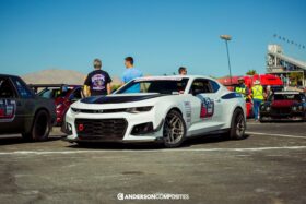 Anderson Composites 2017-2021 Chevrolet Camaro ZL1 1LE Carbon Fiber Front Chin Splitter - Image 6