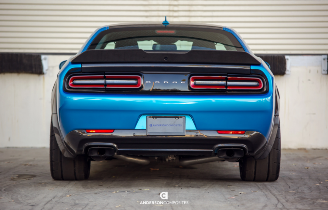 Anderson Composites 2018-2022 Dodge Challenger Hellcat Widebody/Demon/Redeye Carbon Fiber Rear Valance