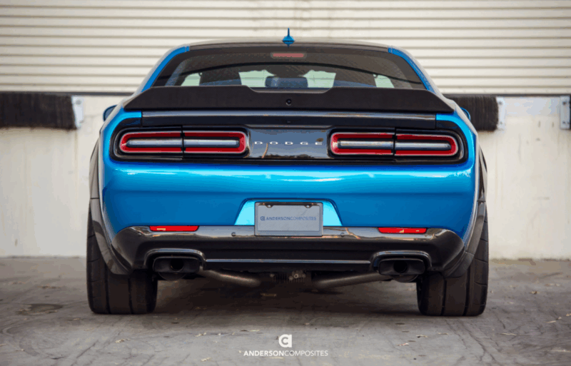 Anderson Composites 2018-2022 Dodge Challenger Hellcat Widebody/Demon/Redeye Carbon Fiber Rear Valance