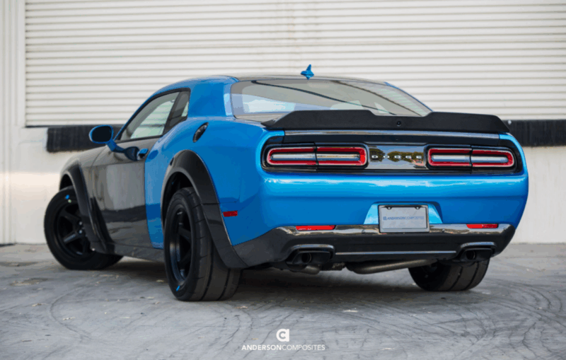Anderson Composites 2018-2022 Dodge Challenger Hellcat Widebody/Demon/Redeye Carbon Fiber Rear Valance - Image 4