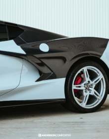 Anderson Composites 2020-2024 Chevrolet Corvette C8 Carbon Fiber Rear Fenders - Image 1