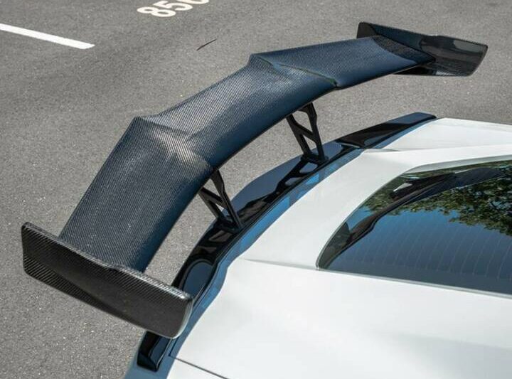 EOS 2014-2019 Chevrolet Corvette C7 Stingray ZR1 ZTK Conversion Rear Spoiler High Wing - Carbon Fiber