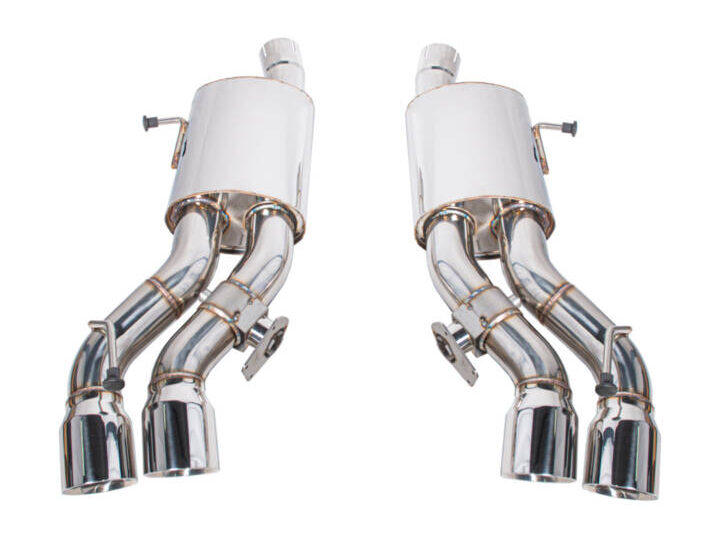 EOS 2016-2019 Cadillac CTS-V Sedan MBP Valved Axle Back Quad Tips Exhaust