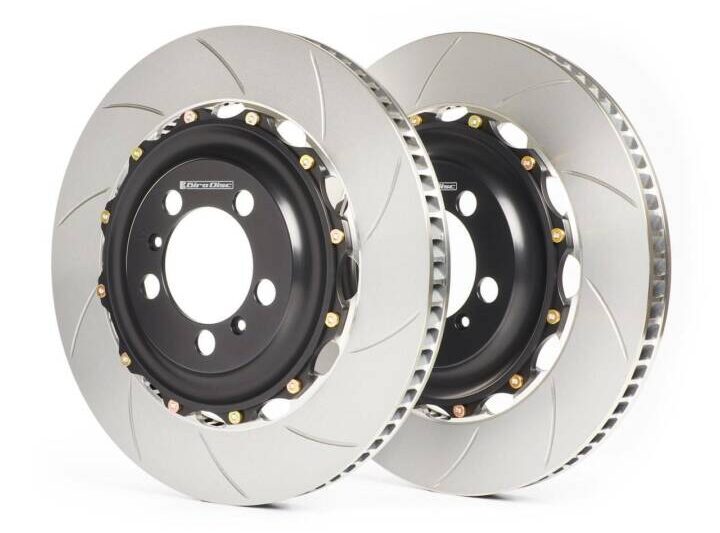 GiroDisc 2015-2023 Ford Mustang GT Mach 1 S550 Slotted Front Rotors w/ Brembo