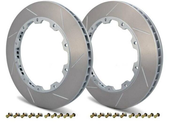 GiroDisc 2016-2020 Ford Mustang Shelby GT350/GT350R Slotted Rear Rings