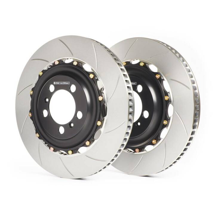 GiroDisc 911 GT3/GT3RS 991.1 & 991.2 Iron Conversion Slotted Rear Rotors for Porsche 911