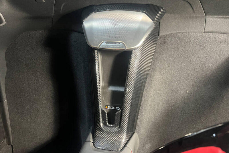 EOS 2020-2024 Chevrolet Corvette C8 Carbon Fiber Console Waterfall & Speaker Overlay Grill Cover