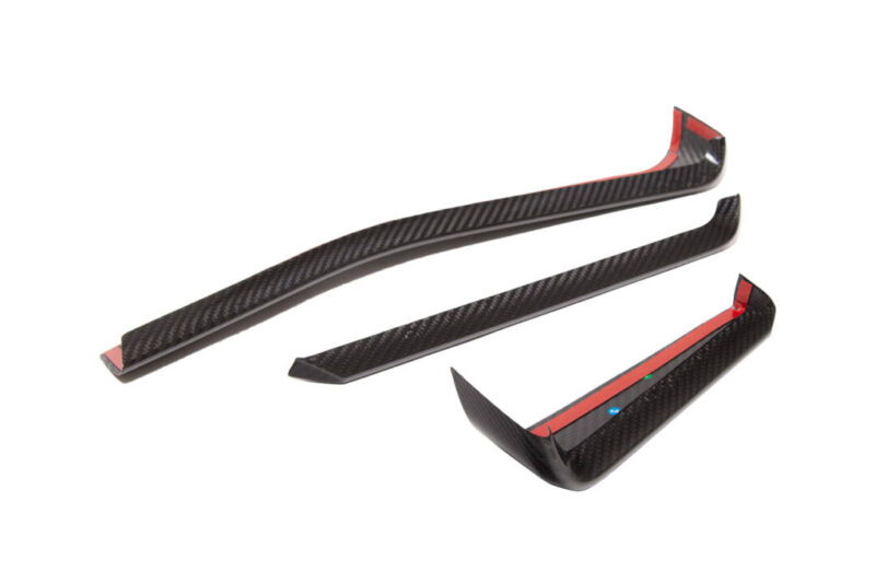 EOS 2020-2024 Chevrolet Corvette C8 Carbon Fiber Chrome Delete 3Pcs Trim