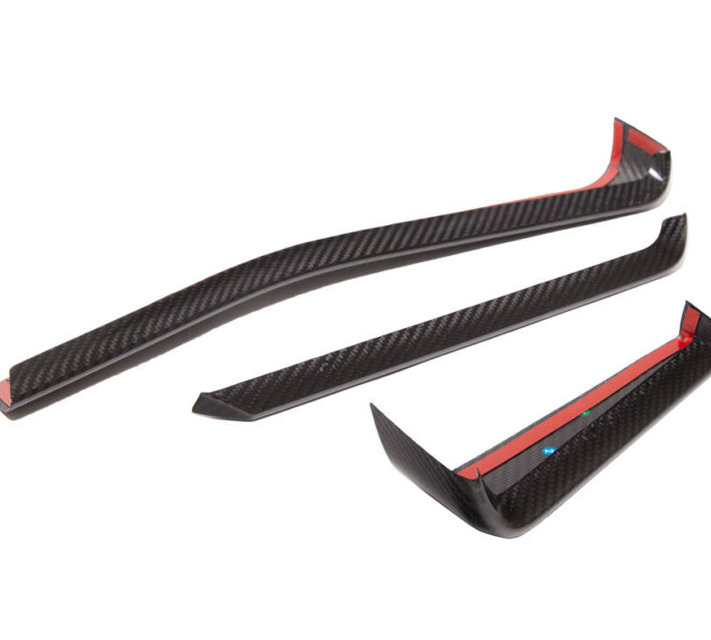 EOS 2020-2024 Chevrolet Corvette C8 Carbon Fiber Chrome Delete 3Pcs Trim