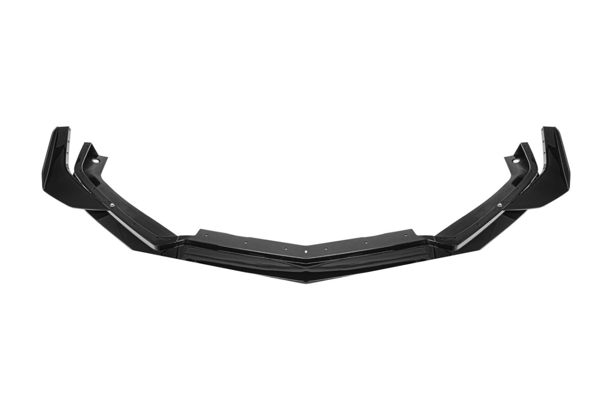 EOS 2020-2024 Chevrolet Corvette C8 Stingray "Z06 Style" Front Lip Splitter with Side Canards Pair - Carbon Flash
