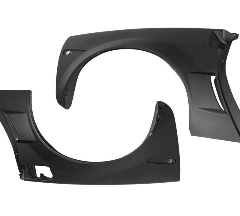 EOS 2005-2013 Chevrolet Corvette C6 Base Matte Black Rear Fender Pair