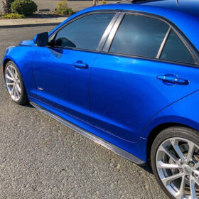 EOS 2016-2019 Cadillac ATS-V Side Skirts Rocker Panels - Carbon Fiber - Image 1