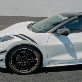 EOS Chevrolet Corvette C8 Carbon Fiber Side Window A-Pillar Vent Cover Trim - Image 4