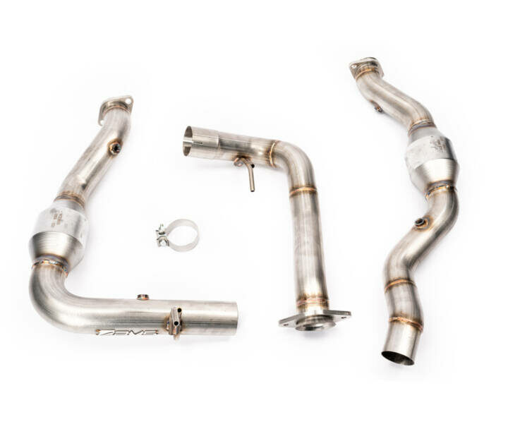 AMS Performance 2017-2020 Ford F-150 Raptor EcoBoost Stainless Steel Street Catted Downpipes