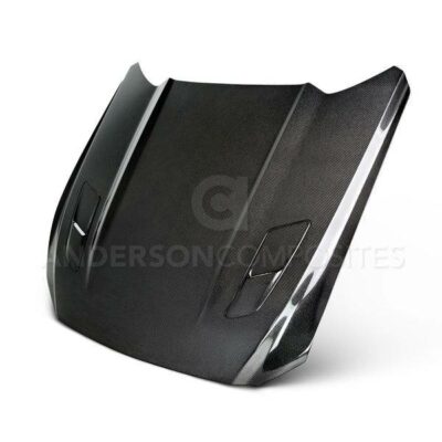 Anderson Composites 2015-2017 Ford Mustang GT Double Sided Carbon Fiber OE Style Hood