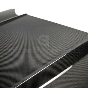 Anderson Composites 2015-2017 Ford Mustang GT Double Sided Carbon Fiber OE Style Hood - Image 2
