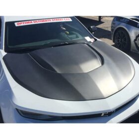 Anderson Composites 2017-2023 Chevrolet Camaro ZL1 1LE Type-OE Double Sided Dry Carbon Fiber Hood - Image 1