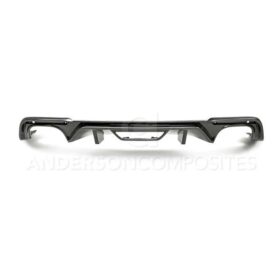 Anderson Composites 2018-2023 Ford Mustang Type-OE Carbon Fiber Quad Tip Rear Diffuser - Image 1