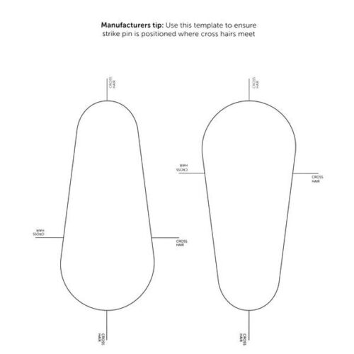 Anderson Composites AeroCatch Flush Hood Latch and Pin Kit 1