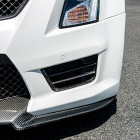 EOS 2016-2019 Cadillac ATS-V Carbon Fiber Front Grille Accent Bezel Insert - image 2