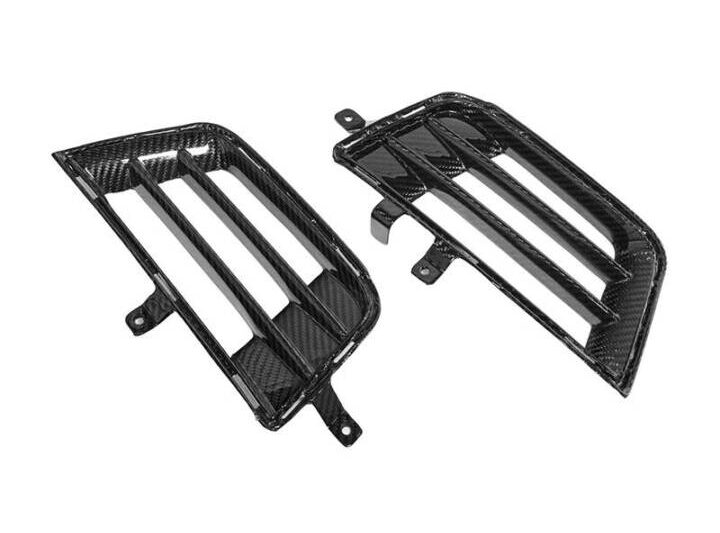 EOS 2016-2019 Cadillac ATS-V Carbon Fiber Front Grille Accent Bezel Insert