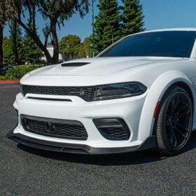 EOS 2020-2023 Dodge Charger SRT Widebody Matte Black Performance Front Lip - Image 1