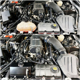 UPR Products 2015-2023 Ford Mustang Aluminum Coolant Expansion Tank - Black - Image 2