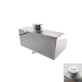 UPR Products 2015-2023 Ford Mustang Aluminum Coolant Expansion Tank - Satin - Image 1