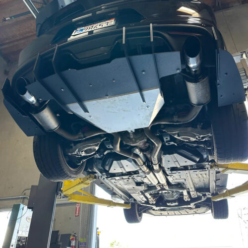 ZL1 Addons 2015 2017 Ford Mustang Stealth Diffuser 1