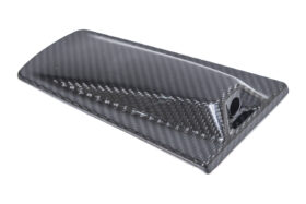 EOS 2020-2024 Chevrolet Corvette C8 Convertible Carbon Fiber Rear Decklid Camera Cover - Image 1