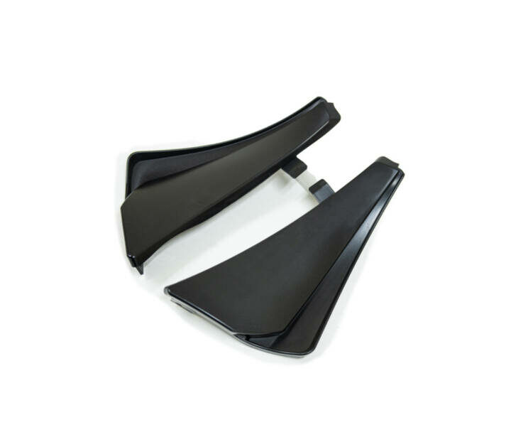 EOS 2020-2024 Chevrolet Corvette C8 Carbon Flash XL Extended Rear Splash Guard Mud Flaps