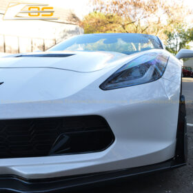 EOS 2014-2019 Chevrolet Corvette C7 Carbon Flash Bumper Grille W/ Camera Brackets