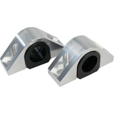 2015-2026 Ford Mustang – Steeda [Open Box] Steeda Billet Front Sway Bar Mounts - 1 3/8" I.D. Poly Bushings