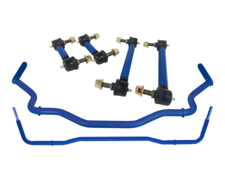 Steeda 2024 Ford Mustang Adjustable Front and Rear Sway Bar With Endlinks