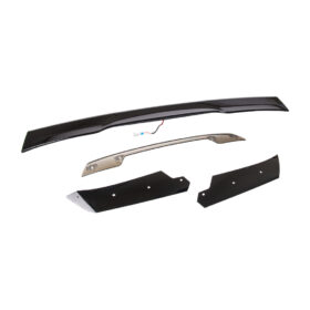 EOS 2005-2013 Chevrolet Corvette C6 C6.5 Performance Glossy Black Rear Trunk Spoiler Wing With Wicker Bill - Image 2