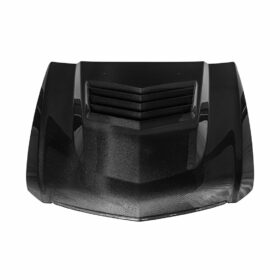 EOS 2009-2015 Cadillac CTS-V Carbon Fiber Middle Vented Front Bumper Hood - Image 2