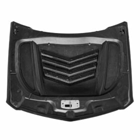 EOS 2009-2015 Cadillac CTS-V Carbon Fiber Middle Vented Front Bumper Hood - Image 1