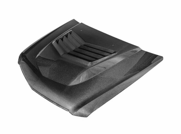 EOS 2009-2015 Cadillac CTS-V Carbon Fiber Middle Vented Front Bumper Hood