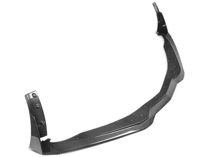 EOS 2014-2019 Chevrolet Corvette C7 Carbon Fiber Front Splitter W/ Stage 3 Carbon Wickerbill Winglets