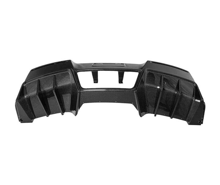 EOS 2014-2019 Chevrolet Corvette C7 GM Factory Package Carbon Fiber Rear Diffuser