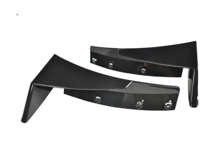 EOS 2014-2019 Chevrolet Corvette C7 Stage 3 Carbon Flash Front Splitter Wickerbill Extension Winglets