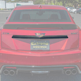EOS 2016-2019 Cadillac CTS-V Carbon Fiber Rear Deck Lid Center Applique Trunk Insert - Image 1