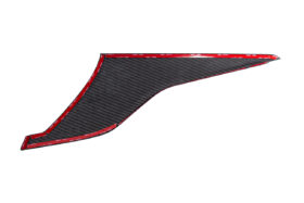 EOS 2020-2024 Chevrolet Corvette C8 Carbon Fiber Center Console Side Upper Trim Vent Cover - Image 1