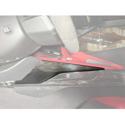 EOS 2020-2024 Chevrolet Corvette C8 Carbon Fiber Center Console Side Upper Trim Vent Cover