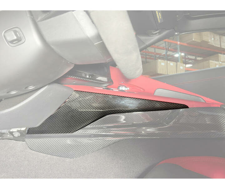 EOS 2020-2024 Chevrolet Corvette C8 Carbon Fiber Center Console Side Upper Trim Vent Cover