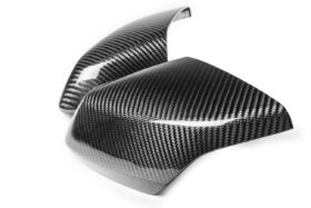 EOS 2020-2024 Chevrolet Corvette C8 Carbon Fiber Mirror Covers and A-Pillar Lay Over - Image 7