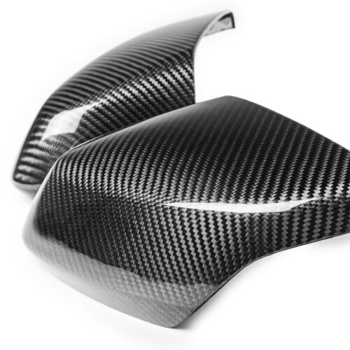 Extreme Online Store 2020 2024 Chevrolet Corvette C8 Carbon Fiber Mirror Covers and A Pillar Lay Over2